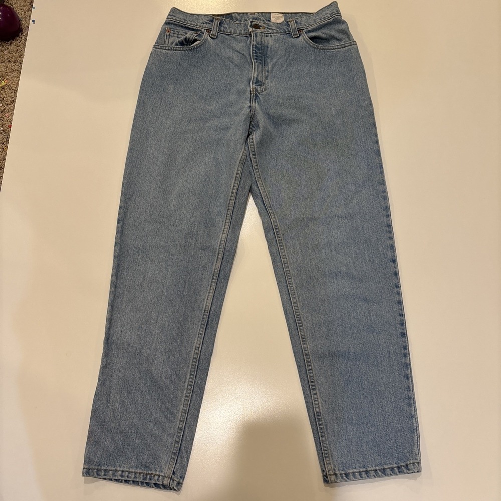 Vintage 90s Levi's 550 Size 13 Juniors Red Tab Made In USA Excellent Condition - Picture 2 of 10